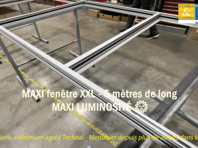 🔨✨ Fabrication sur-mesure d'une fenêtre de 5 mètres de long ✨🔨