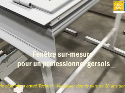 Chaque projet est unique, et cette fenêtre sur-mesure pour notre client gersois en est la preuve